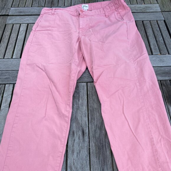 J Crew muted pink slouch boyfriend chino, Sz 31 - Picture 1 of 3